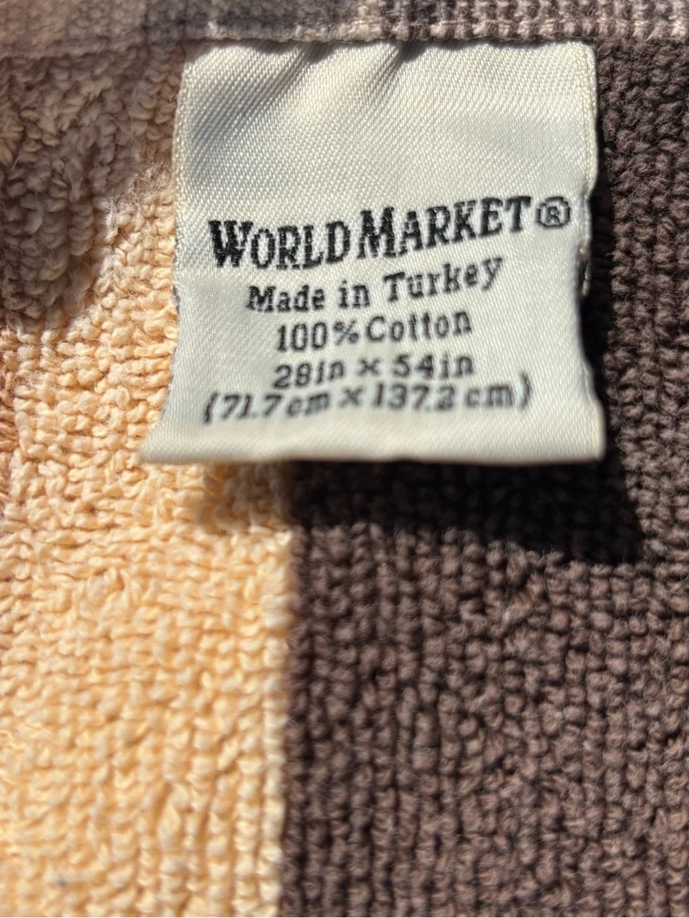 Vintage towel set WORLD MARKET